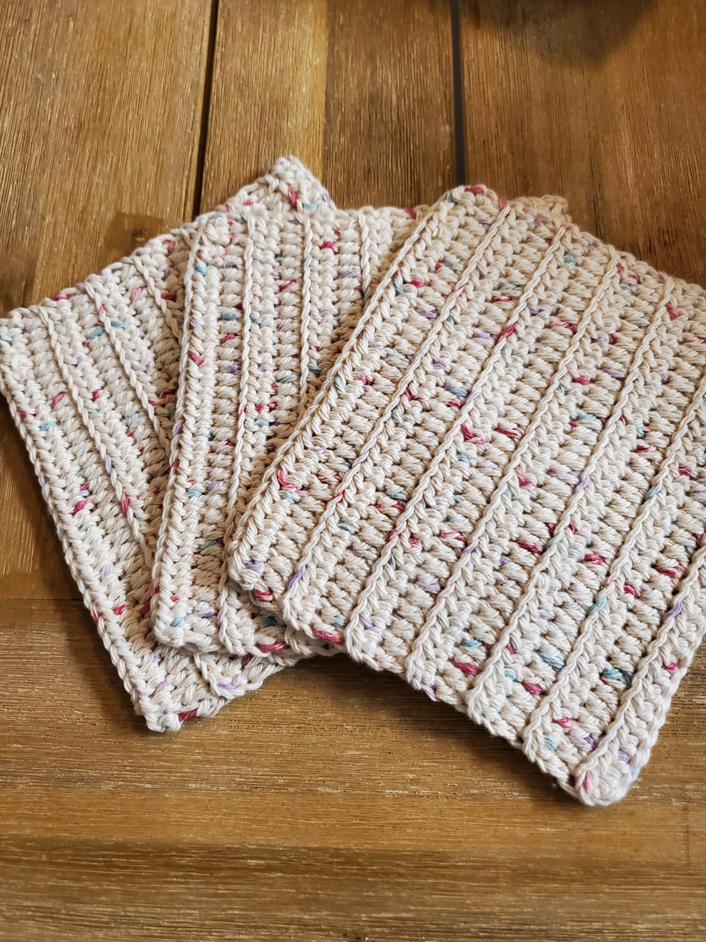 Wash Cloths, Individual, Crochet